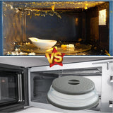 Load image into Gallery viewer, Microwave Splatter Cover Vented for Food, Splatter Guard &amp; Colander Kitchen Gadget for Fruit Vegetables Microwave Plate Cover with Hook Hole,Dishwasher-Safe,BPA-Free Silicone &amp; Plastic (1 Pack)