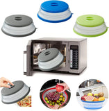 Load image into Gallery viewer, Microwave Splatter Cover Vented for Food, Splatter Guard &amp; Colander Kitchen Gadget for Fruit Vegetables Microwave Plate Cover with Hook Hole,Dishwasher-Safe,BPA-Free Silicone &amp; Plastic (1 Pack)